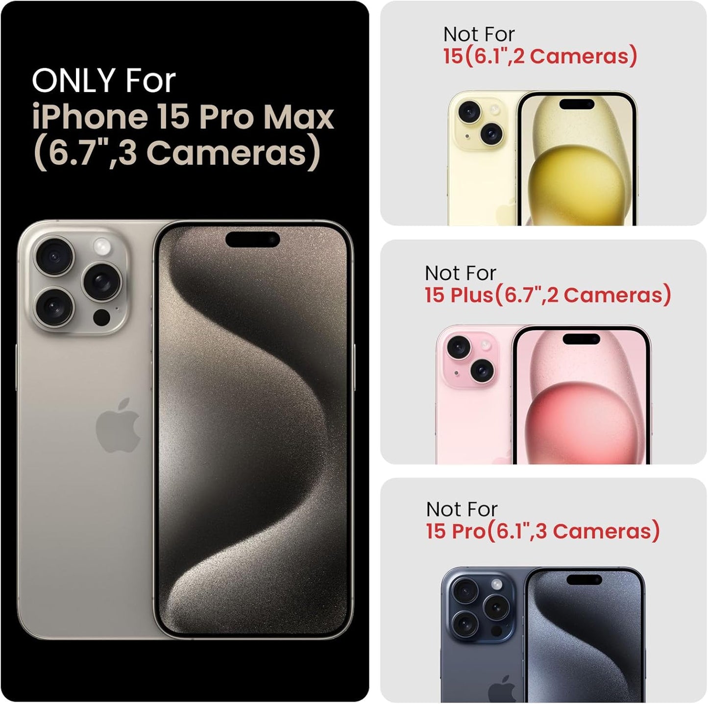 FireNova Designed for iPhone 15 Pro Max Case, Silicone Upgraded [Camera Protection] Phone Case with [2 Screen Protectors], Soft Anti-Scratch Microfiber Lining Inside, 6.7 inch, Alpine Green