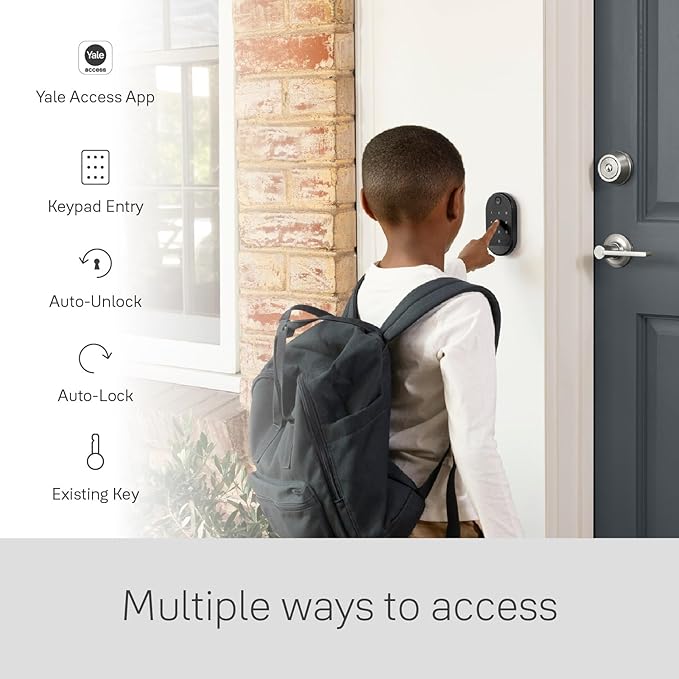 Yale|August Wi-Fi Smart Lock with Keypad, Silver