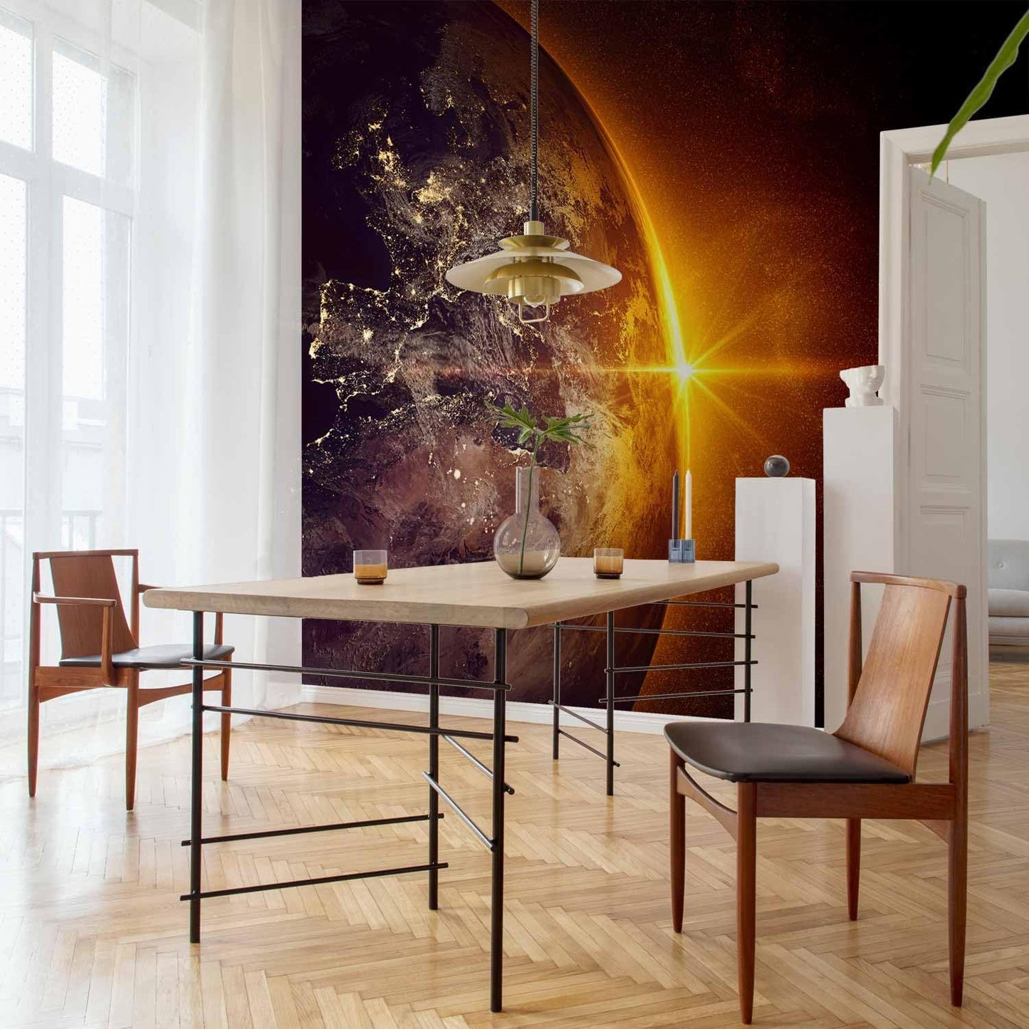 artgeist Wall Mural Cosmos Galaxy 173x124 in - Peel and Stick Self-Adhesive Wallpaper Removable Large Sticker Foil Wall Decor Print Picture Image Design n-B-0003-a-a