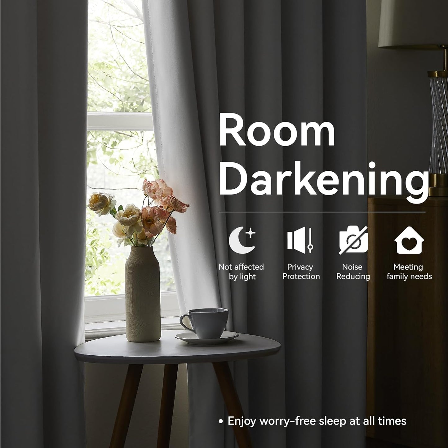 KangBang Pure White Pinch Pleated Curtains 84 Inches Long 2 Panels Set, Room Darkening Energy Saving Soft Drapes for Bedroom Kitchen with Hooks, Privacy Vertical Decorative,40x84 Inch
