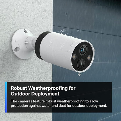 Tapo TP-Link Outdoor Wireless Security Camera, 2K QHD, Color Night Vision, Starlight Sensor, Motion/Person/Vehicle Detection, 180 Day Battery, Works w/Alexa & Google Home, 1-Camera, C420S1