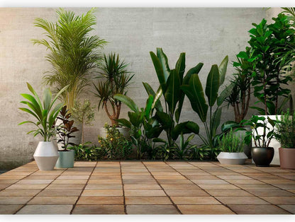artgeist Wall Mural Nature 197x138 in - XXL Non-Woven Wallpaper Fleece Wall Decor Photo Print Picture Image Design Botanics Plants 3D Effect b-B-0600-a-a