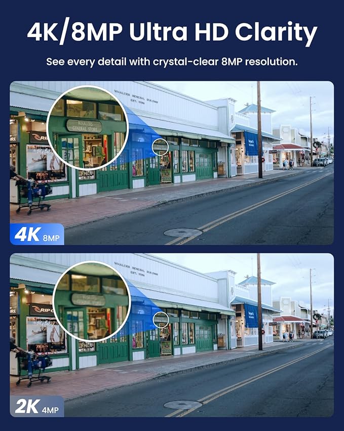 REOLINK RP-PCT8MD Dual-Lens PoE Camera, 4K/8MP Ultra HD, 180° Panoramic View, Color Night Vision, Perimeter Protection, AI Video Search, Smart Detection for Person/Vehicle/Animal, Two-Way Talk