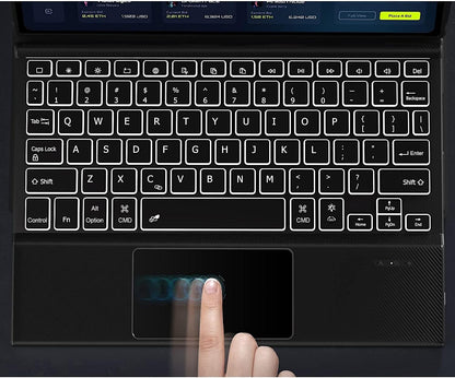 Sahara - Navigate Series Keyboard Case with Track Pad for iPad Pro (M4) 13" 2024, Black, (TB00388)