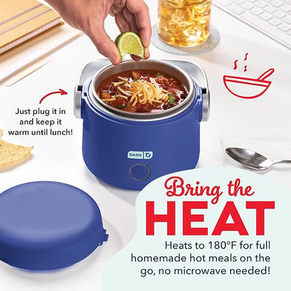 DASH Hot2Go™ Personal Food Warmer (20 Ounces) - Electric Blue