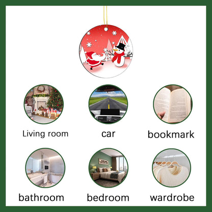 32 pcs Metal Sublimation Ornament Blanks，Christmas Ornaments Sublimation Christmas Ornament Blanks for Christmas Tree Decor Blank Ornaments，DIY Handmade Crafts Double Sided Sublimation Ornaments