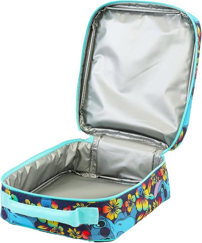 Disney Lilo and Stitch Lunch Bag Set - Bundle with Disney Lunch Box, Stickers, Reusable Water Bottle, and More | Stitch Lunch Container for Kids