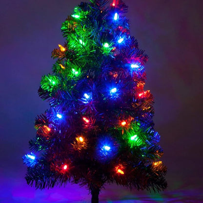 Dazzle Bright 50 LED Batter Operated Christmas Lights, 16 FT Waterproof Mini String Lights with 8 Modes for Xmas Indoor Outdoor Yard Garden Holiday Wedding Decorations (Multi Colored)