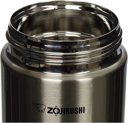 Zojirushi Steel Food Jar, 25-Ounce, Black/Stainless