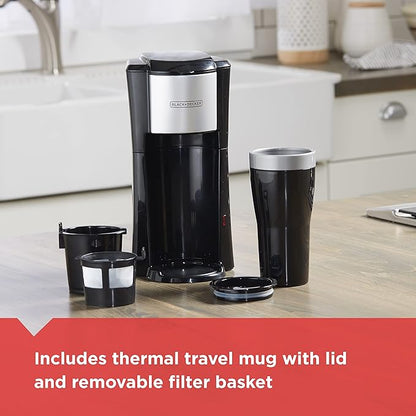 Single Serve Coffeemaker,Black,(Pack of 2)