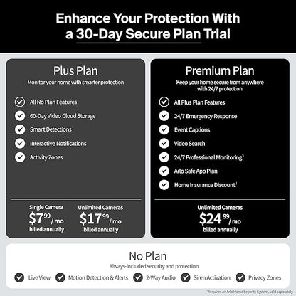 Arlo Pro 3 Wireless LED Floodlight Security Camera 2K HDR, 2000-3000 Lumens, Custom Detections, Emergency Response, Connects to Wi-Fi, Color Night Vision, 2-Way Audio, Rechargeable (Black)