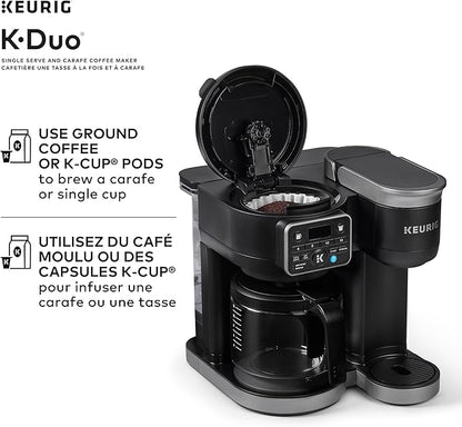 Keurig K-Duo Single Serve K-Cup Pod & Carafe Coffee Maker, Black