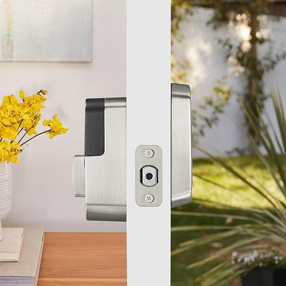 Yale Assure Lock 2 – Satin Nickel Smart Lock for Front Door with Keypad and Adjustable Entry Codes (No Wi-Fi) and Deadbolt – Secure Keyless Entry Door Lock, YRD420-BLE-619