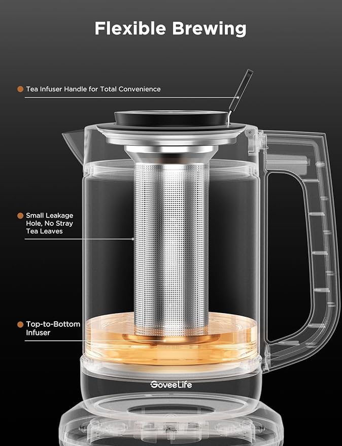 GoveeLife Smart Electric Gooseneck Kettle bundle with 3L Electric Composter