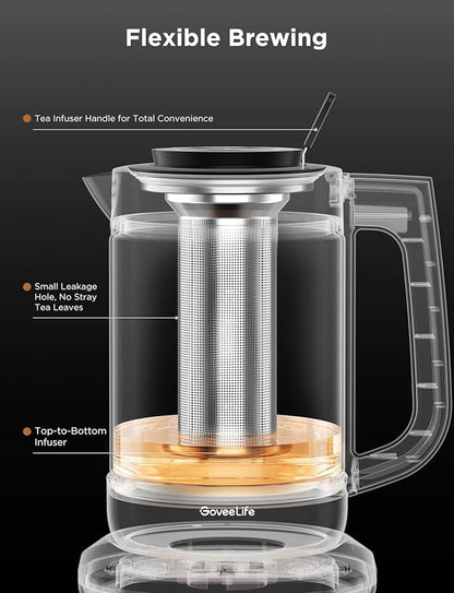 GoveeLife Smart Electric Gooseneck Kettle bundle with 3L Electric Composter