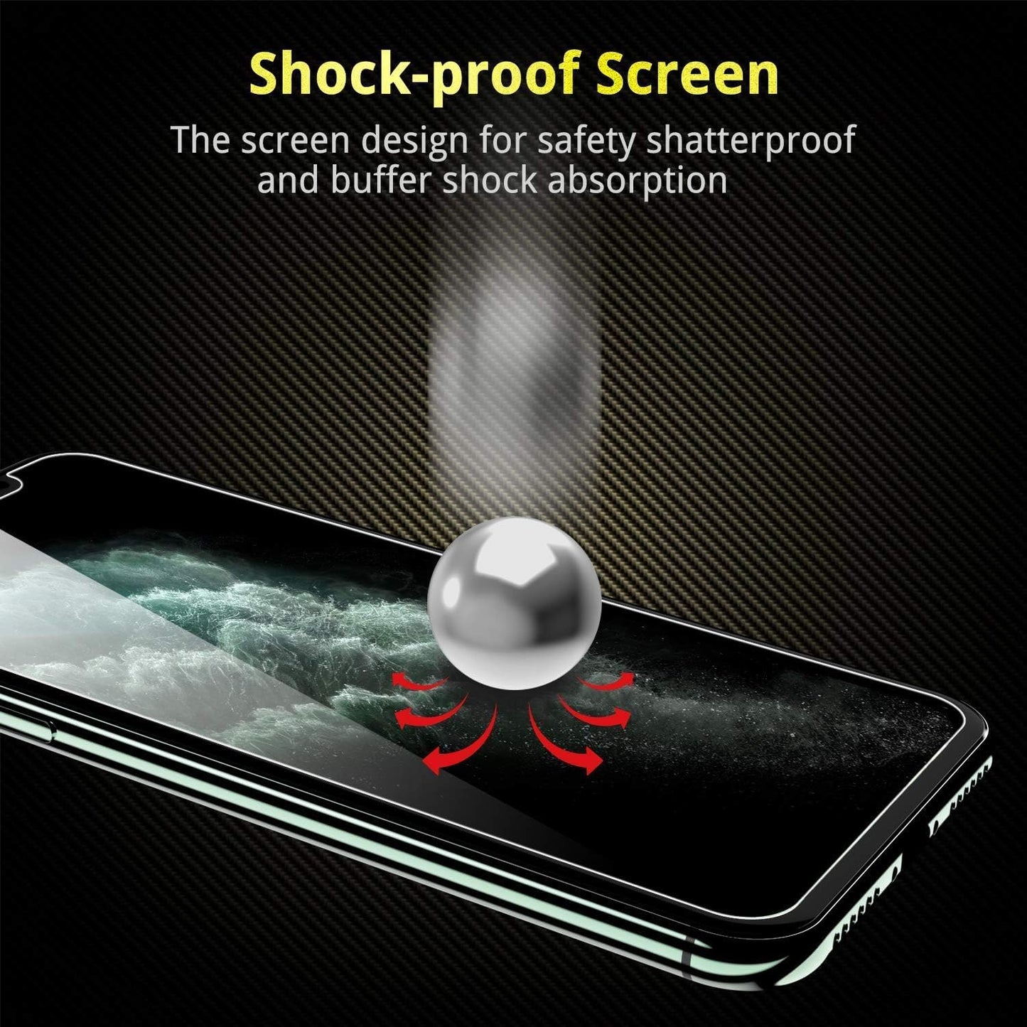 UNBREAKcable iPhone 11 Pro Screen Protector [2 Pack], 2.5D Double Defense Series Premium Tempered Glass for 5.8-inch iPhone 11 Pro (2019) [Anti-scratch, Anti-fingerprint, Bubble Free & Case-friendly]
