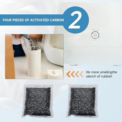 2 Pack Charcoal Refills for Lomi Smart Waste Kitchen Composter, 1.0 Pounds (Activated Charcoal Filters Keep Your Kitchen Smelling Fresh and Odour-Free)