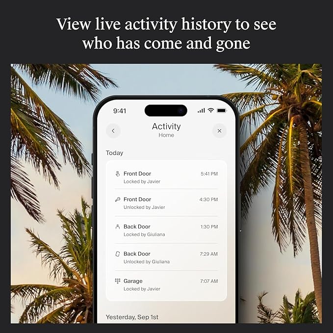 Level Lock+ WiFi Deadbolt Smart Lock - World's Smallest Smart Lock Plus Apple Home Key - Lock/Unlock Anywhere - Level App for iOS & Android - Works with Apple, Alexa, Google (Satin Nickel)