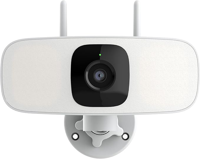 Lorex Connect 2K Floodlight Wi-Fi Security Camera | New Connect App | 160° Pan Coverage | Person Detection | Live Auto-Tracking | Color Night Vision | 2-Way Talk | Cloud & Local Storage Option