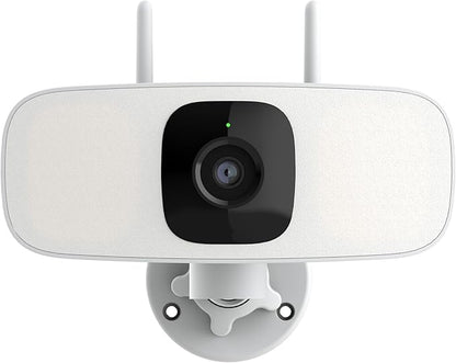 Lorex Connect 2K Floodlight Wi-Fi Security Camera | New Connect App | 160° Pan Coverage | Person Detection | Live Auto-Tracking | Color Night Vision | 2-Way Talk | Cloud & Local Storage Option