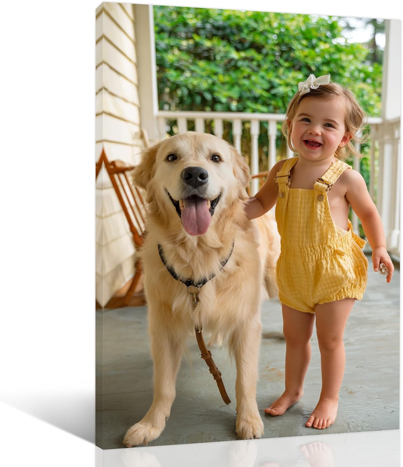 GAIYUAO Custom Canvas Prints with Your Photos Customized Canvas Pictures for Wall Art Large Wall Art for Living Room Personalized Pictures with Photos for Home Decor Bedroom 8x12in