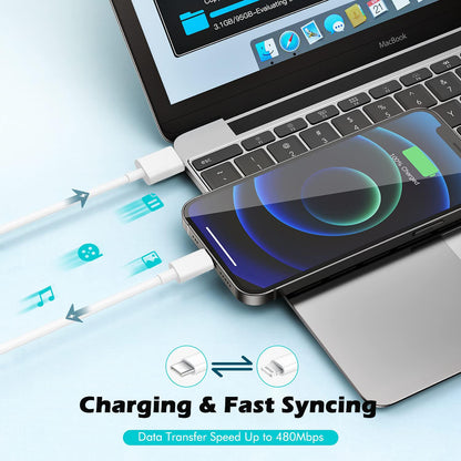 Fast Charger iPhone,10 Feet iPhone Charger,Super Fast Charging Block with 10Foot USB C to Lightning Cable Type C Wall Plug Charging for iPhone 14/14 Pro Max/14 Plus/13/13 Mini/12/11/X/XR/SE,iPad