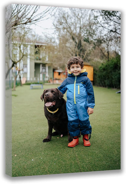Custom Canvas Prints with Your Photos Custom Wall Art Personalized Canvas Pictures for Pet/Family Gifts for Mom/Men/Women (20'' W x 30'' H)