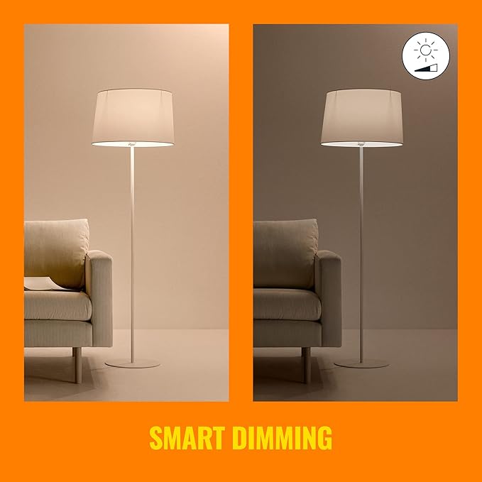 WiZ Connected Clear 60W A19 Tunable White Filament LED Smart Bulb - Pack of 6 - E26 - Indoor - Wi-Fi - Voice/App Control + Motion Activation - Matter Compatible