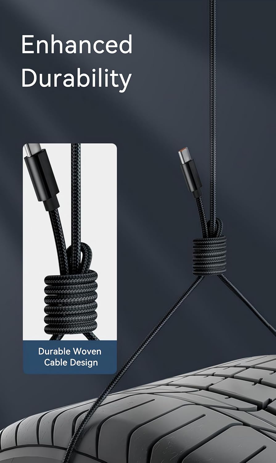 Woven USB-C Cable for iPhone 16 Pro Max (Black, 5ft) MFi Certified Car CarPlay USB-A to USB C Charger Cord Fast Charging for Apple iPhone 15 Pro Max/16/16 Plus/16 Pro/15/15 Pro/15 Plus/iPad Air M2