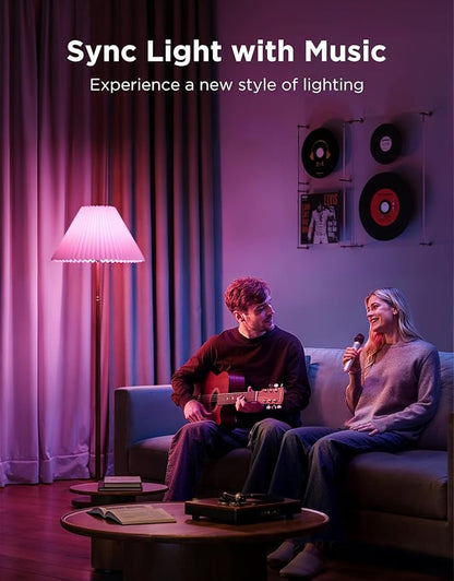 Govee BR30 Smart Light Bulbs, Works with Matter, Alexa and Google Assistant, LED Light Bulb, WiFi RGBWW Color Changing Flood Light Bulbs, Recessed Can Light Bulb, 2.4Ghz only, 850 Lumen, 6 Pack