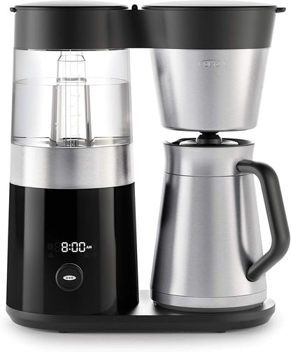 OXO Brew 9-Cup Coffee Maker – Stainless Steel, Programmable Coffee Machine with Single Serve or Full Carafe Options, SCA Certified Home Brewer