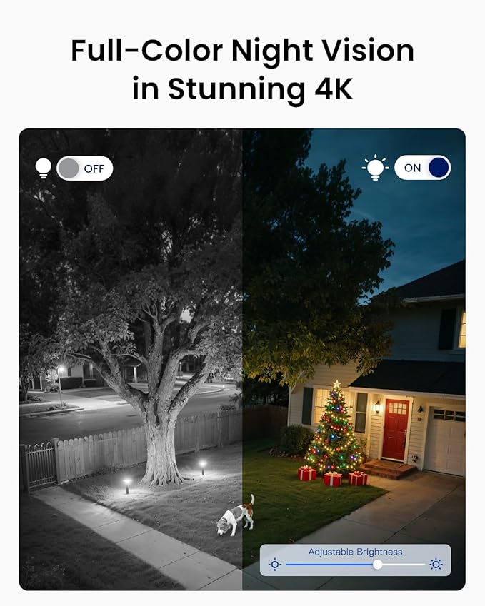 REOLINK 4K Wired WiFi Outdoor Camera, 8MP Dual Lens Security Camera, 360 PTZ Camera Auto Tracking, 2.4/5GHz Wi-Fi Smart Person/Vehicle Detection, 6X Hybrid Zoom, Color Night Vision, TrackMix WiFi