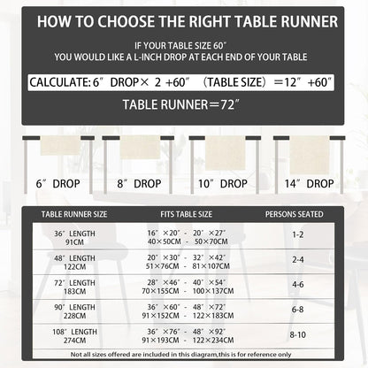 XCHI Spooky Blue Pumpkin Halloween Table Runner Party Table Decoration for Home Kitchen Dining Holiday Decor 13x120 Inch