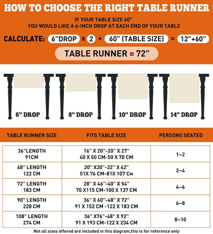 Halloween Table Runner,72 Inches Pumpkin Ghost and Spider Web Pattern Table Runner for Halloween, Table Decoration/Party Dinner Table Decor,Kitchen,Mantel,Bedroom Decoration