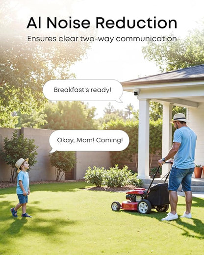 eufy PoE Turret Security Camera E41, NVR Wired Add On Cam, Requires eufy NVR,4K UHD, 24/7 Recording, Human/Vehicle/Pet AI Detection, Red and Blue Strobe, Plug and Play
