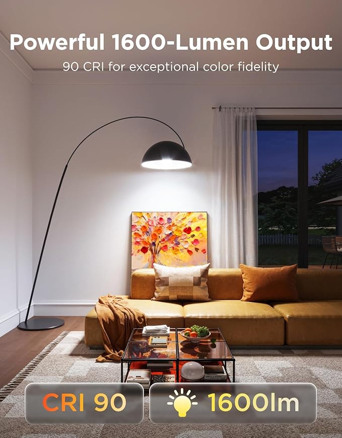 Govee RGBIC Smart Table Lamp 2 Bundle with 1600 Lumens Smart Light Bulbs