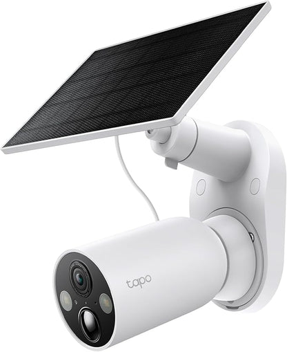 Tapo MagCam 2K+ Outdoor Wireless Security Camera - Battery Power with Solar Charging, Magnetic Mount, Person/Vehicle Detection, Subscription-Free Local Storage or Optional Cloud, Works with Alexa
