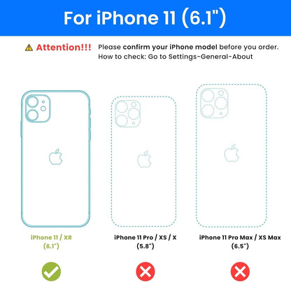 Ocushield Anti Blue Light Tempered Glass Screen Protector for iPhone XR | iPhone 11 6.1" - Protect Your Eyes, Reduce Migraines & Improve Sleep