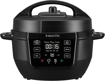 Instant Pot 4QT RIO Mini 7-in-1 Multi-Cooker, Pressure Cooker, Slow cook, Sauté, Steam, Rice Maker, Yogurt, & Warmer, Black, 4 Quarts