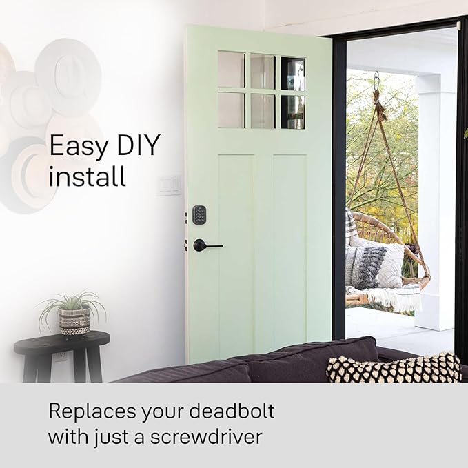 Yale Security Keyless Entry Keypad Deadbolt - Unlock Using Your Entry Code - No app or connectivity - Black Suede