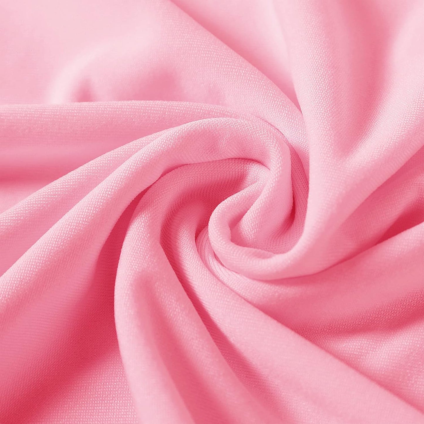 Spandex Chair Covers, 25PCS, Removable Washable Protector for Living Room, Party, Banquet, Wedding, Hotel (Pink)