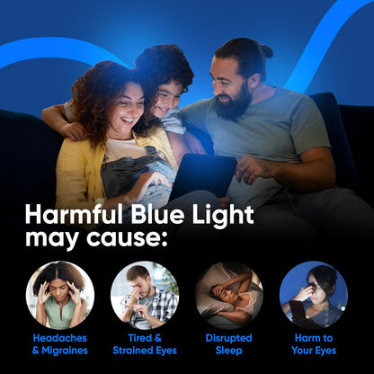 Ocushield Anti Blue Light Tempered Glass Screen Protector for iPhone 12 Mini 5.4" - Protect Your Eyes, Reduce Migraines & Improve Sleep