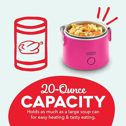 DASH Hot2Go™ Personal Food Warmer (20 Ounces) - Hot Pink