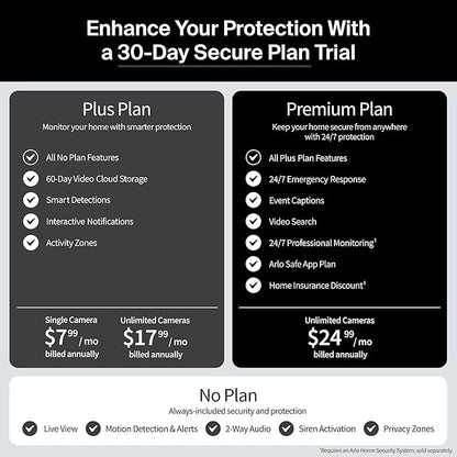Arlo Pro 3 Wireless LED Floodlight Security Camera 2K HDR, 2000-3000 Lumens, Custom Detections, Emergency Response, Connects to Wi-Fi, Color Night Vision, 2-Way Audio, Rechargeable (White)