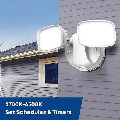 Smart WiFi Dual Head LED Flood Light