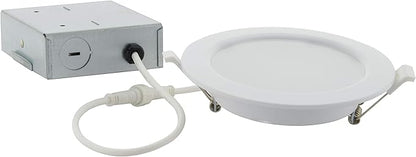 Satco S11261 Starfish 4 Inch Edge-Lit WiFi Smart LED Recessed Downlight, Works with Siri, Alexa, Google Assistant, SmartThings, Tunable White, 650 Lumens