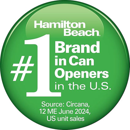 Hamilton Beach OpenStation Electric Automatic Can Opener for Kitchen with Multi Tool and Bottle and Jar Opening Tools, Auto Shutoff, Cord Storage, and Sure Cut Technology, Stainless Steel (76382)