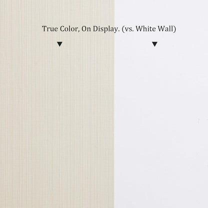 Grasscloth Peel and Stick Wallpaper 20.8"x394" Multi-Cream Thick Fabric Textured Linen Classic Faux Grassweave Neutral Removable Wallpaper Vinyl Film Roll for Home Use