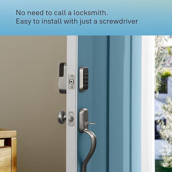 Yale Assure Lock 2 Deadbolt, Lifetime Brass Key-Free Smart Lock with Bluetooth Connected Keypad for Code Entry (No Wi-Fi), YRD430-BLE-P05