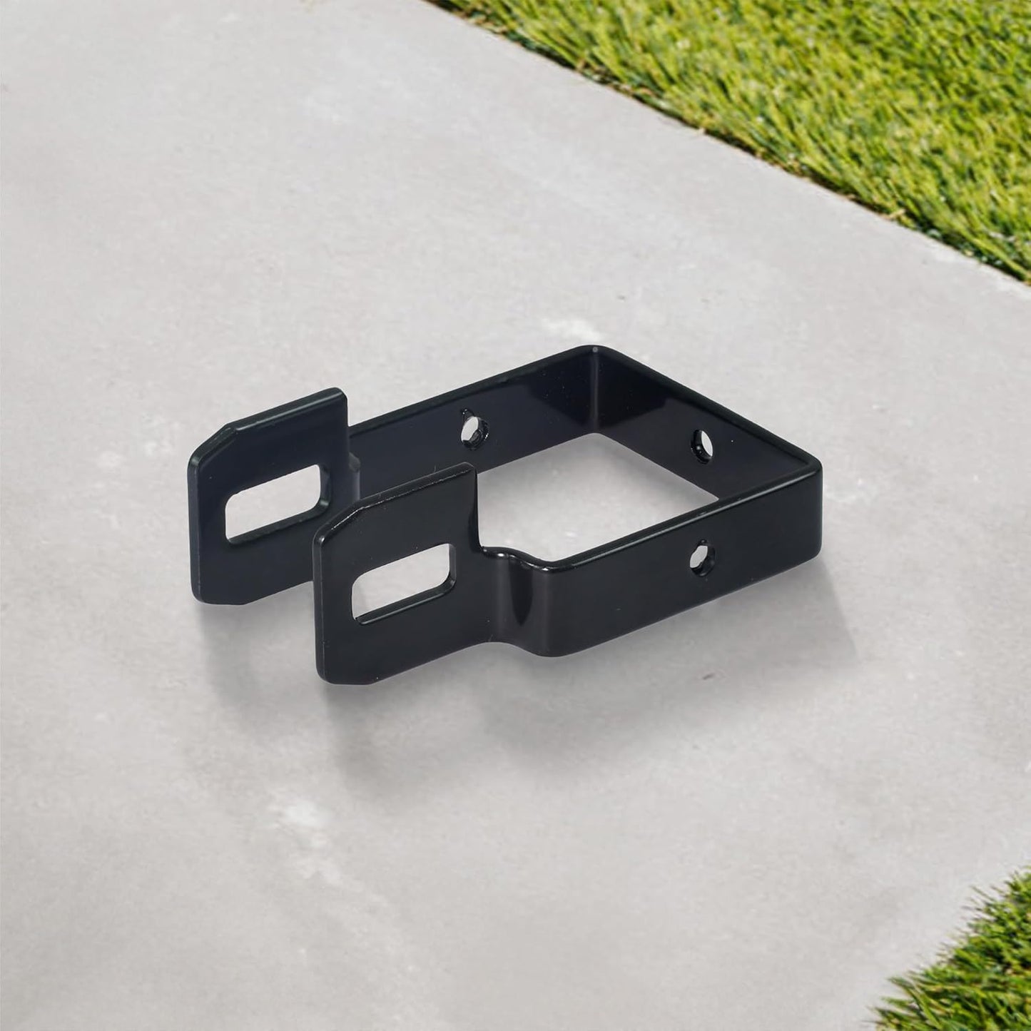 Fencer Wire Heavy Duty Garden Fence Bracket, Metal Steel Connector for Post and Panel Connection, Accessories of Metal Fencing Border